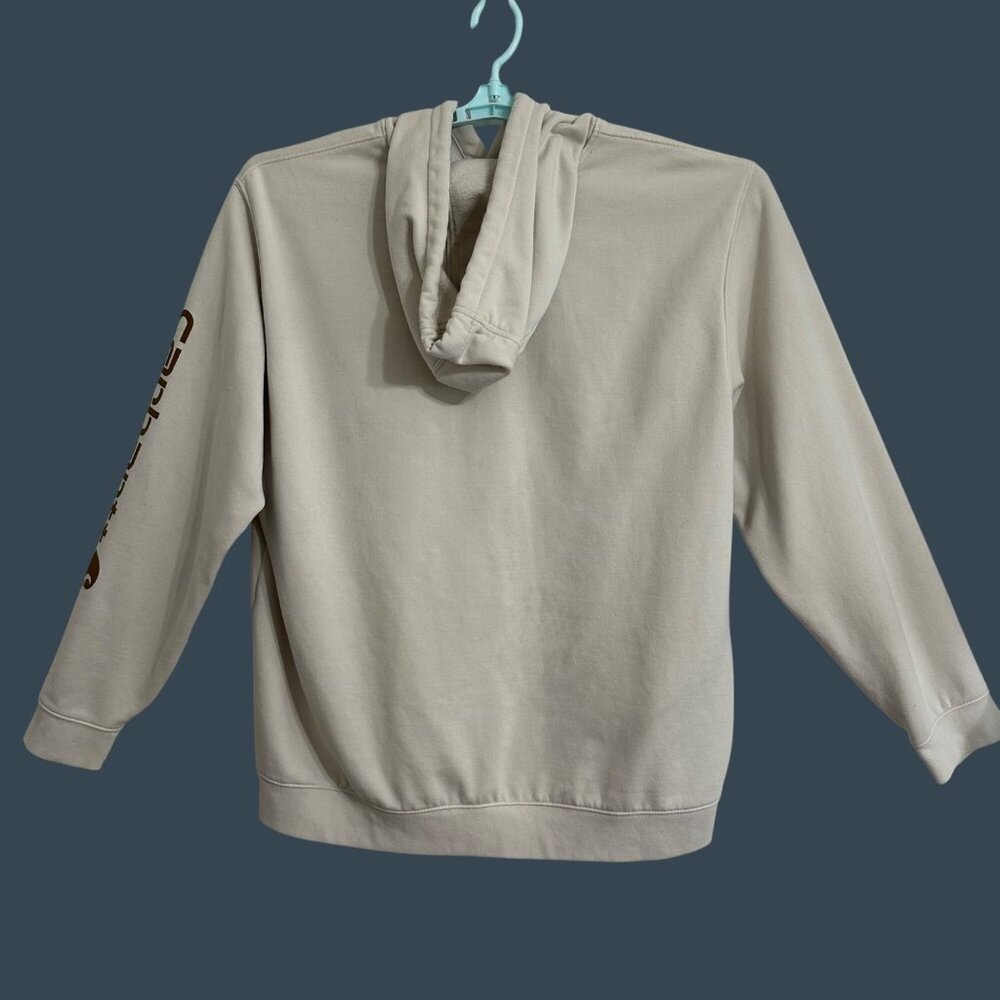 Carhart K288 W03 Loose Fit Midweight Logo Long Sleeve Graphic Hoodie 2XL Outdoor - Picture 3 of 10